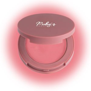 Ruby’s Organics Soft Matte Cream Blush- Blush for Cheeks, Matte Finish, Face Makeup- Enriched with Antioxidants and Vitamins, Chemical Free, 4.8g - Peach